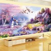 Modern Art 2019 New Purple Garden Cottages Diy 5d Diamond Painting Set UK VM20070