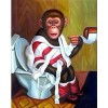 Funny Full Square Drill Monkey 5d Diy Cross Stitch Diamond Painting Kits UK NA0514